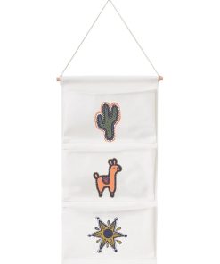 Future Home - Rangement mural en coton blanc 35x70cm - Blanc