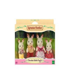 4150 'sylvanian Families' Famille Lapin Chocolat - N/A