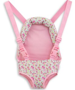 Porte-bébé Fleuri pour poupon 36 et 42 cm - N/A