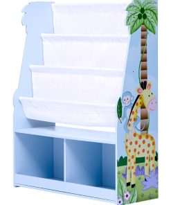 Etagère de rangement enfant garçon en bois Sunny Safari bleu Fantasy Fields TD-13410SS - Bleu