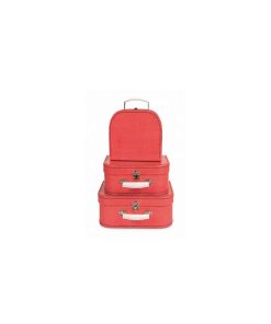 Set De 3 Valisettes Rouges - N/A