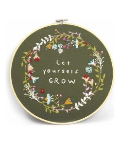 Kit broderie décorative végétale - N/A
