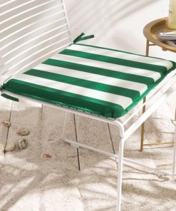 Galette de chaise SUMMER STRIPES - Vert