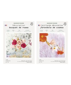 Coffret DIY papier - Mariage - Décorations florales - Bouquet et Guirlande - N/A