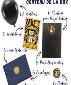 Super Box Organisation Anniversaire Thème 'cléopâtre' | Fabrication Française - N/A