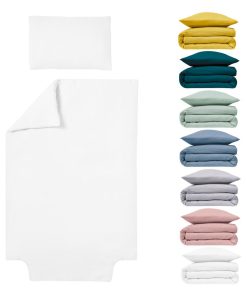 Parure de couette gaze de coton - 'Le Lit de Mon Bébé' - Blanc