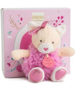 Doudou Doudou et compagnie Chat Rose Pantin - Les Minizoo - Rose