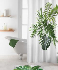 Rideau de douche 180x200 AMAZONICA - Blanc