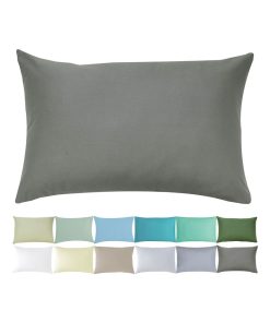 Taie d'oreiller bébé - 100% coton Bio - 'P'tit Basile' - Vert foncé