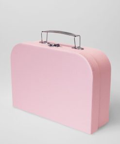 Mallette en carton rigide - rose