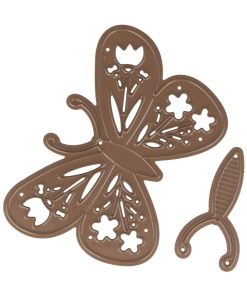 Matrice de découpe papillon à fleurs - N/A