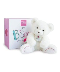 Doudou Doudou et compagnie Ours Blanc Pantin - Unicef - Blanc