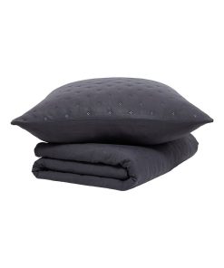 Couvre lit boutis ESSENTIAL - Gris