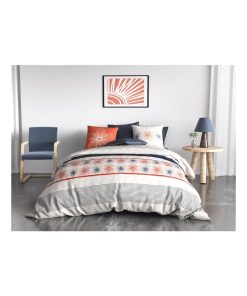 Housse de couette + 2 taies Elegance - Blanc