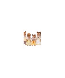 4172 'sylvanian Families' Famille Ecureuil Roux Gris - N/A