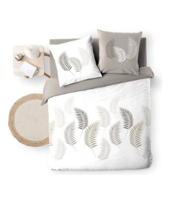 Housse de couette + 2 taies Goyave - Blanc