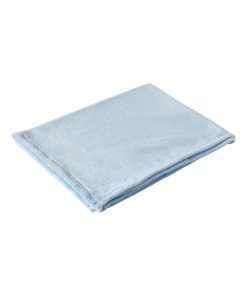 Couverture en flanelle 75x100 cm - Bleu - Bleu