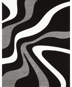 Tapis salon 240x340 TODILA Gris OEKO TEX idéal pour la salle à manger - Gris