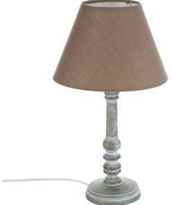 Lampe à poser Leo taupe - Beige