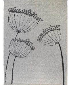 Tapis salon 160x225 PRINTEMPS Crème fabriqué en Europe Exclusivité idéal pour le salon - Ecru