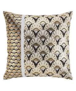 Housse de coussin 60x60 or Carat coton - Doré/or