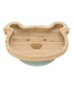Assiette ventousée en Bambou Chien - Multicolore
