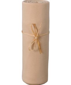Drap housse bébé extensible 100% jersey bio peigné - 'P'tit Basile' - Marron cappuccino