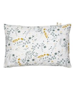 Taie d'oreiller en coton bio Yukari (40 x 60 cm) - Jaune