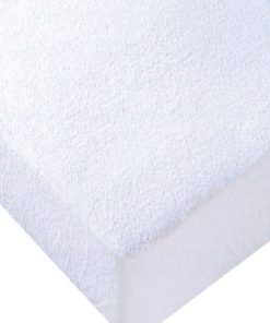 Protège matelas Alèse Cajou Bambou (60 x 120 cm) - Blanc