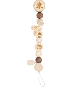 Accroche tétine Ecureuil Nature 765080 - Beige