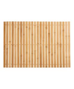 Caillebotis à rouler bambou 40x60 cm - Beige