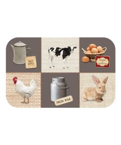 Set de table opaque Fermette - Beige