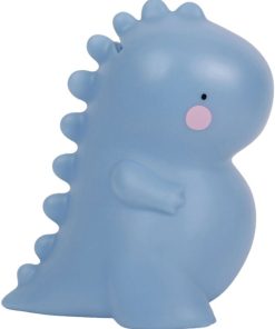 Tirelire dinosaure T-Rex (16 cm) - Bleu