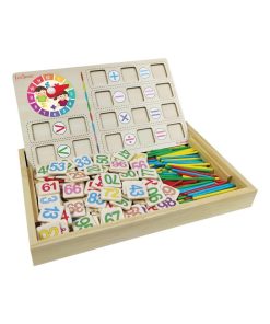 Boîte En Bois Pour Apprendre Les Maths Et Les Opérations - N/A