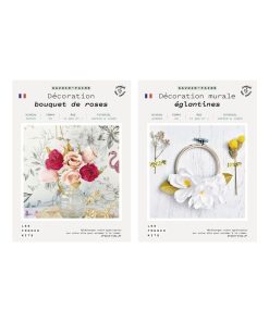 Coffret DIY papier - Mariage - Décorations florales - déco murale et Bouquet - N/A