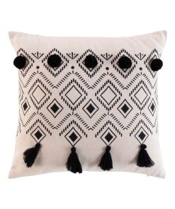 Coussin Ethnique Malik 40 cm - Beige