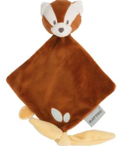 Mini-doudou Boris panda roux Boris & Jungo (25 cm) - Orange