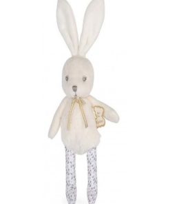 Hochet peluche Perle lapinou crème (17 cm) - N/A