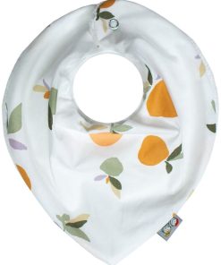 Bavoir bandana en coton, Clem - Multicolore