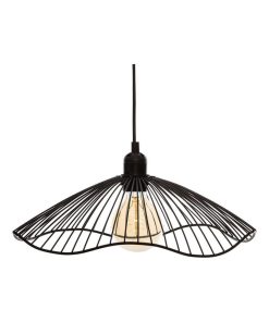 Suspension métal filaire Galt noir D34 - Noir