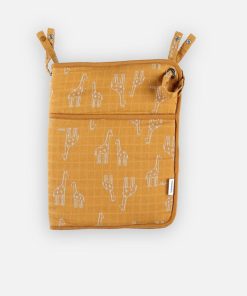 Poche de rangement en mousseline BIO, - Jaune