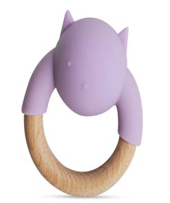 Anneau De Dentition En Bois Et Silicone , Animal - N/A