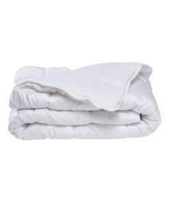 Bleu Câlin - Couette Tempérée Enfant Spéciale pour Ensemble Caradou - Blanc