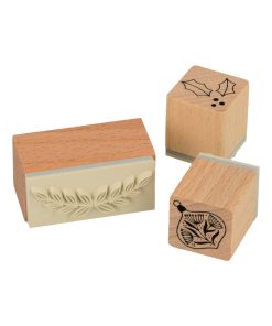 3 Tampons en bois - Houx - N/A