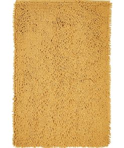 Tapis de bain mèche uni 'ESSENTIAL' 'TODAY' - Jaune