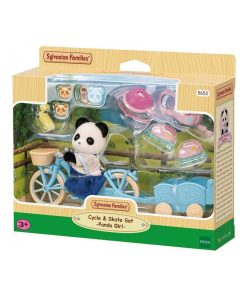 5652 Fille Panda Son Velo Et Sa Remorque - N/A