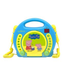 Lecteur Cd Portable Avec 2 Microphones Peppa Pig - N/A