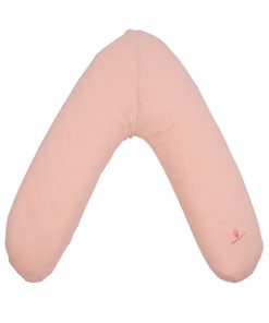 Eveil Et Nature Coussin De Maternité Coton Bio Déhoussable - Saumon