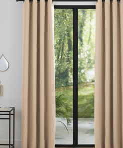 Univers Decor - Lot De 2 Rideaux Occultant 140 X 260 Cm - Beige