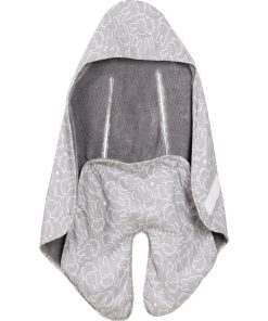 ROBA Couverture "miffy®" - Avec Fentes Pour Ceintures De Sécurité - Gris - Gris
